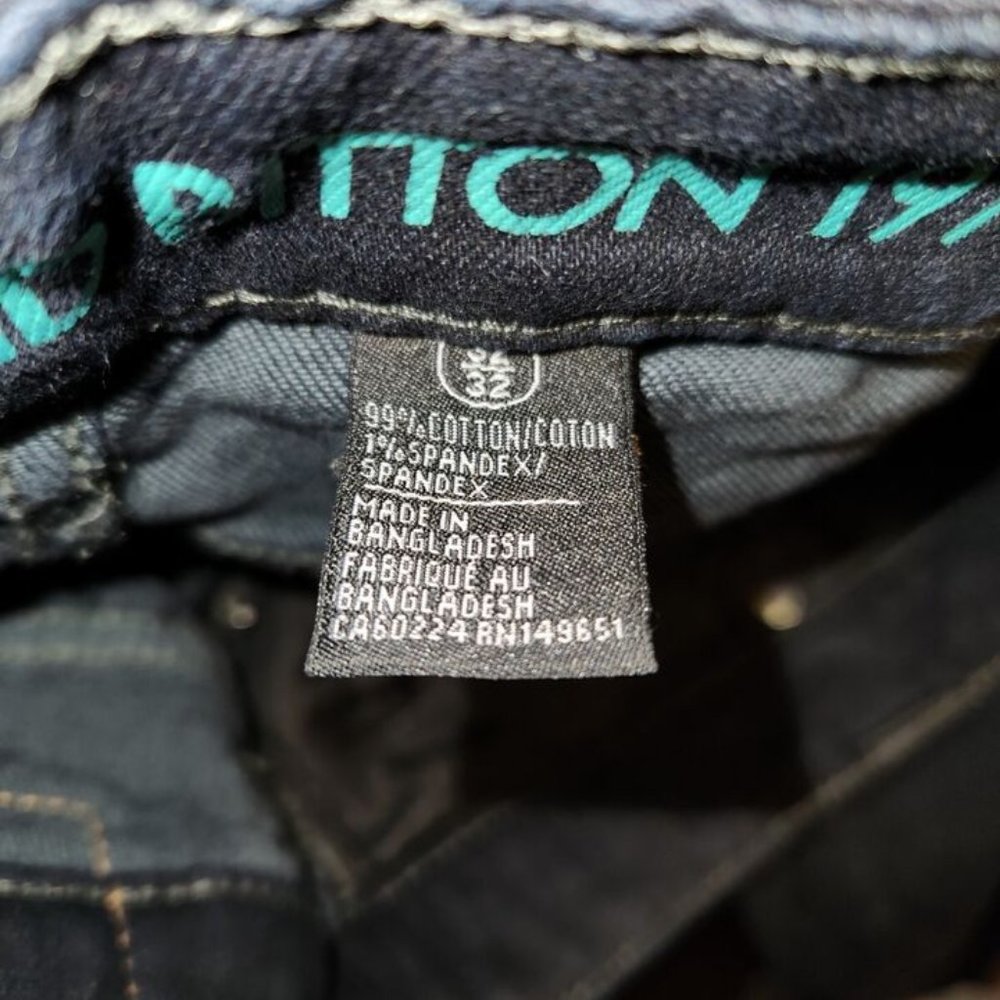 NEW Buffalo David Bitton 1972 Ash-x Slim Stretch Jeans Dark Wash Men's 32x32 - Picture 4 of 9